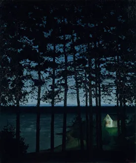 Language Prints: Fishermans Cottage, 1906. Creator: Harald Sohlberg