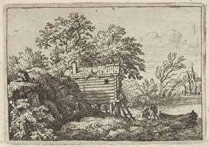 The Fishermans Hut, 17th century. Creator: Allart van Everdingen