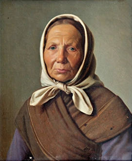 Fisherman's wife from Hornbaek, 1883. Creator: Frederik Vermehren