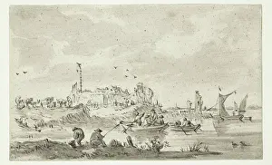 Josefsz Van Goyen Prints: Fishermen near the Shore, between 1750 and 1800