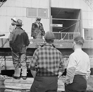 Plaid Prints: Fishermens families often make trips down from New England towns to be