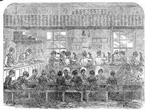 Automation Prints: Fisher's Patent Label Manufactury, 1857. Creator: Unknown