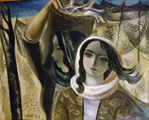 Fisherwomen, 1933. Artist: Aleksandr Shevchenko