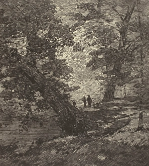 1922 Prints: Fishing, 1922. Creator: Bolton Coit Brown
