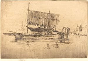 Awning Gallery: Fishing-Boat, 1880. Creator: James Abbott McNeill Whistler
