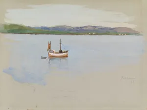 1931 Prints: Fishing Boat, 1931. Creator: Eero Jarnefelt