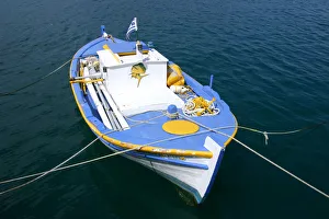 Kefalonia Prints: Fishing boat, Sami, Kefalonia, Greece