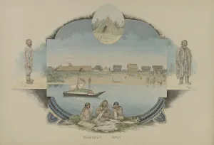 Znamensky Mikhail Prints: Fishing campsites, 1862-1887. Creator: Mikhail Znamensky