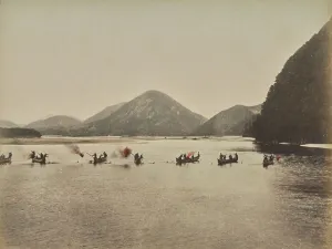 1875 Prints: Fishing at Night (Gifu), 1875-1897. Creator: Unknown
