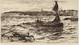 Fishing Boat Prints: Fishing Port, c1870-1900. Creator: Colin Hunter