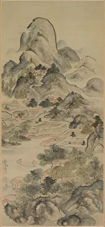 Fishing in Springtime, 1700s. Creator: Ike Taiga (Japanese, 1723-1776)