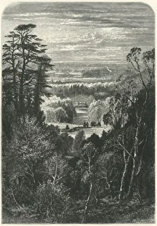 Belvedere Collection: The Fishing Temple, Virginia Water, from the Belvidere, c1870