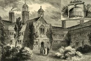 The Fishmongers Almshouses in 1850, (c1878). Creator: Unknown