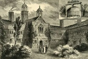 Almshouse Gallery: The Fishmongers Almshouses in 1850, (c1878). Creator: Unknown