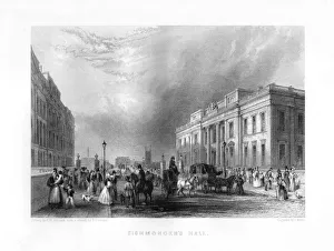 Fishmongers Company Prints: Fishmongers Hall, London, 19th century. Artist: J Woods