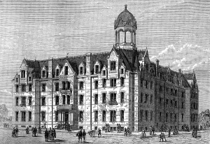 Emancipation Prints: The Fisk University College and Jubilee Hall, Nashville, Tennessee, 1873. Creator: Unknown