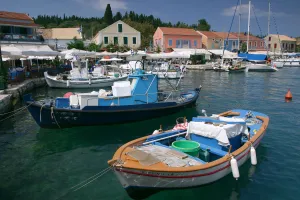 Fiskardo harbour, Kefalonia, Greece