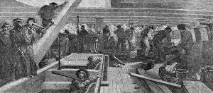Screw Steamer Prints: Fitting out The Caesar, between decks