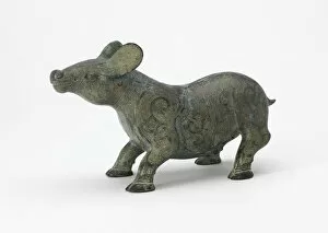 Republic Of China Gallery: Fitting in the form of a quadruped with interlace, Late Eastern Zhou dynasty