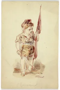 Flag Bearer Prints: Flagbearer, n. d. Creator: Dupenvant