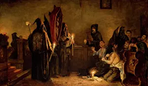 Candlelight Prints: Flagellants, between 1860-1883. Creator: Emanuel Herncisz