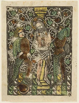 Block Book Prints: The Flagellation, 1460-65. Creator: Unknown