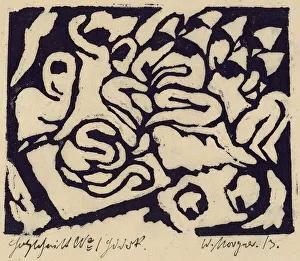 Flagellation, 1913. Creator: Morgner, Wilhelm
