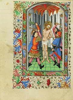 Beating Prints: The Flagellation; Book of Hours, about 1430-1440. Creator: Fastolf Master