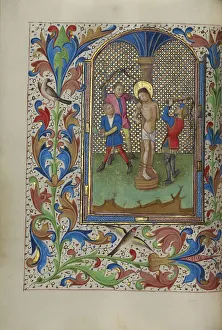 Beating Prints: The Flagellation; Book of Hours, about 1450-1455. Creator: Master of the Lee Hours