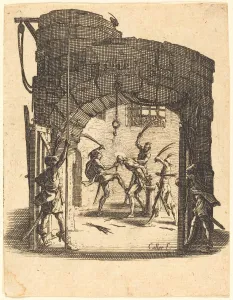 The Flagellation, c. 1624 / 1625. Creator: Jacques Callot