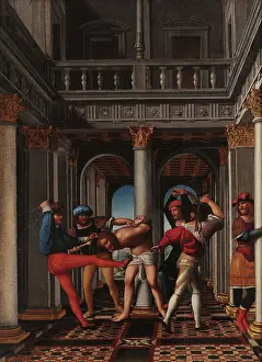 The Flagellation of Christ, 1515-1520. Creator: Zenale, Bernardo (1464-1526)