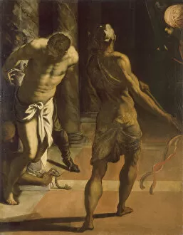 Christ Carrying The Cross Gallery: The Flagellation of Christ, 1570s. Creator: Tintoretto, Jacopo (1518-1594)