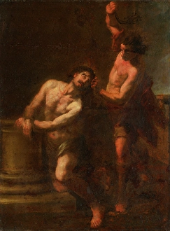 Via Crucis Prints: Flagellation of Christ, 1690-1710. Creator: Unknown