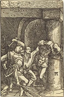 Altdorfer Albrecht Prints: The Flagellation of Christ, c. 1513. Creator: Albrecht Altdorfer
