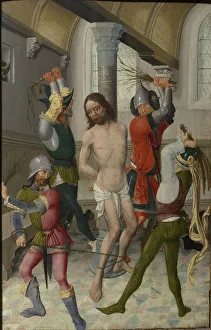 Christ Carrying The Cross Gallery: The Flagellation of Christ, ca 1465. Creator: Anonymous