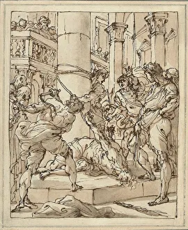 Flagellation Prints: The Flagellation, early 1770s. Creator: Ubaldo Gandolfi