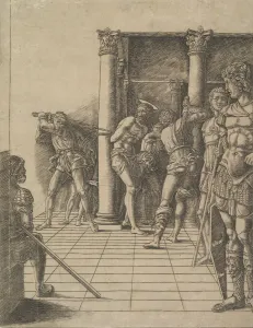 The Flagellation, with the Pavement, ca. 1475-80. Creator: Unknown The Flagellation, with the Pavement, ca. 1475-80. Creator: Unknown