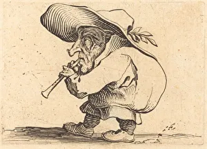 The Flageolet Player, c. 1622. Creator: Jacques Callot