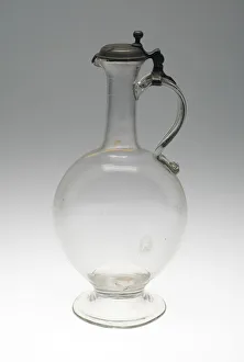 Pewter Collection: Flagon, Flanders, c. 1750. Creator: Unknown