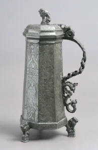 Flagon Prints: Flagon, German, late 15th century. Creator: Unknown