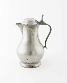 Pewter Collection: Flagon, Lille, Mid 19th century. Creator: Caron aLille