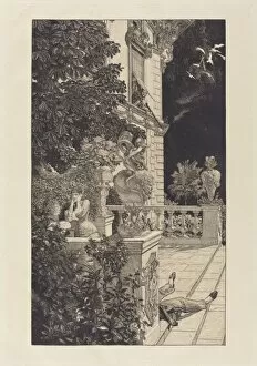 In Flagranti, 1883. Creator: Max Klinger