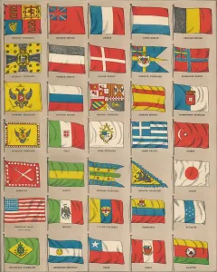 Argentina Gallery: Flags of the world, 1889. Creator: W & AK Johnston