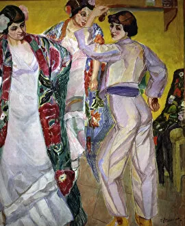 Images Dated 26th March 2014: Flamenco venue by Francisco Iturrino, 1917