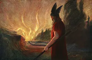 Burning Prints: As the Flames Rise, Wotan Leaves, 1906