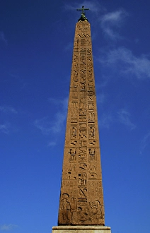 Flaminio Obelisk, Piazza del Popolo, Rome, Italy, 2009. Creator: LTL