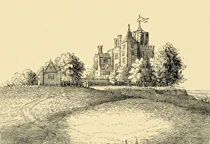 Royal Observatory Prints: Flamsteed House (From Hollars Long View), (c1878). Creator: Unknown