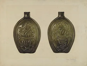 Nemtzoff Anne Prints: Flask, 1935/1942. Creator: Anne Nemtzoff