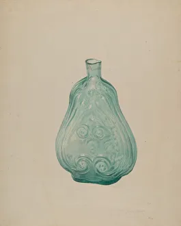 Buergerniss Carl Prints: Flask, 1935 / 1942. Creator: Carl Buergerniss