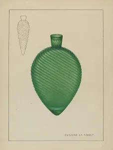 Spiral Prints: Flask, 1935/1942. Creator: Eugene La Foret